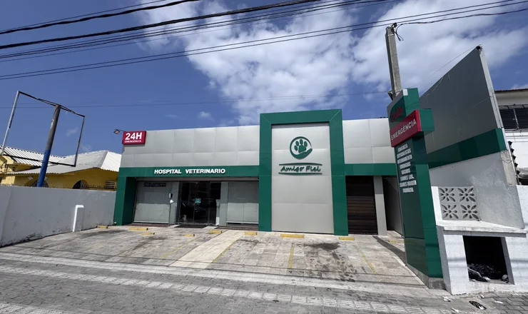 Fachada do Amigo Fiel Hospital Veterinário 24h em Olinda